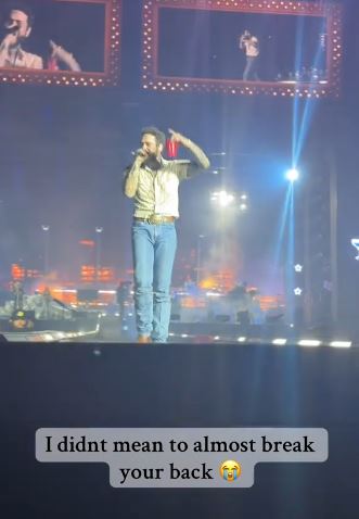 Famous Singer, Post Malone Tumbles Off Stage During Arizona Concert (Video)